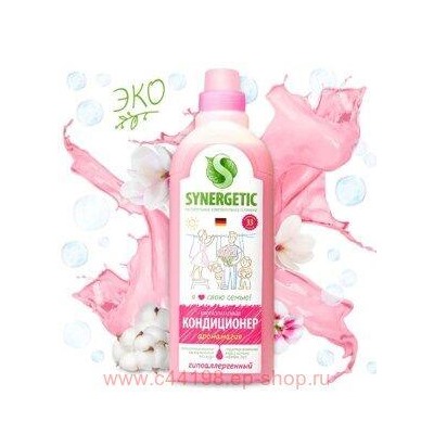 Synergetic Кондиционер для белья Аромагия с антистатическим эффектом 1 л 110100