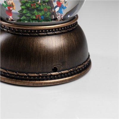 Фигура светодиодная «Сказочные гномы», 20×10.5 см, музыка, батарейки ААх3 (не в комплекте), USB, свечение тёплое белое