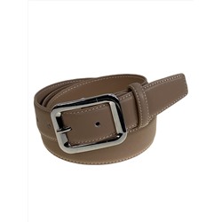 Ремень женский из натуральной кожи, цвет коричневый