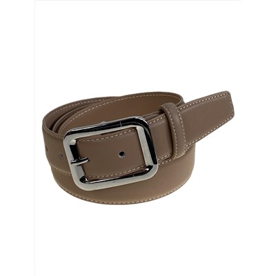 Ремень женский из натуральной кожи, цвет коричневый