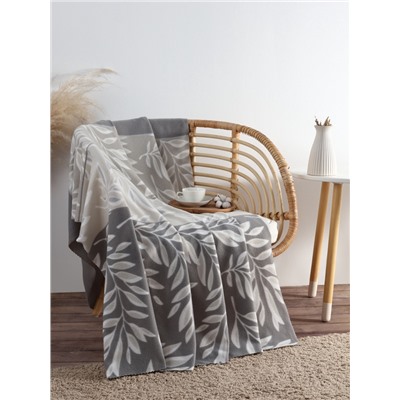 Плед флисовый «Экономь и Я. Листья», 150×200 см, плотность 160 г/м²