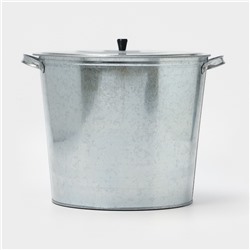 УЦЕНКА Бак для белья 32 л, оцинкованный, без решетки