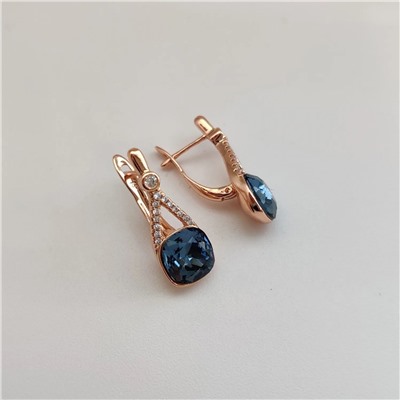 Серьги с кристаллами Swarovski
