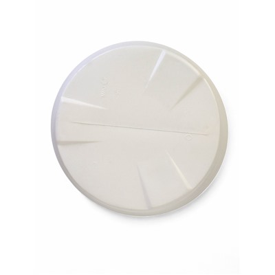 Кашпо для цветов «Дюна», 50 л, d=45 см, h=45 см, пластиковое, белое