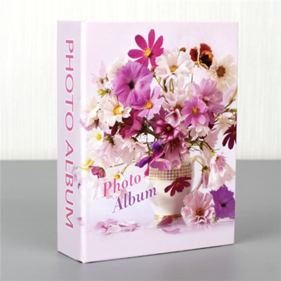 Фотоальбом 100 фото 10х15 Цветы / 9529 /уп 96/