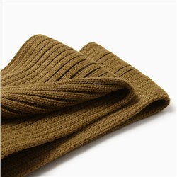 Шарф вязаный MINAKU, хаки, 180×18 см