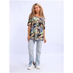 Футболка Арт. 700 (Бежевый/оливковый)