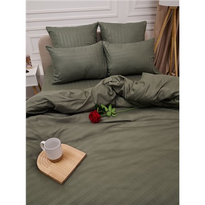 Пододеяльник Микрофибра Страйп - Хаки