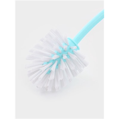 Ёршик для унитаза «Лотос», 13.5×13.5×34.5 см, с подставкой, МИКС