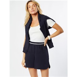 Шорты из эластичного футера-двухнитки