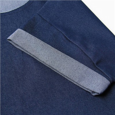 Футболка женская оверсайз MINAKU: Jeans Collection, синяя, размер 52