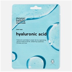 Маска для лица MONIC BEAUTY MB Skin Code Тканевая ГИАЛУРОНОВАЯ КИСЛОТА 25мл