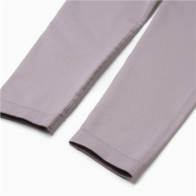 Легинсы спортивные женские MINAKU: SPORTLY, серые, размер 44-46