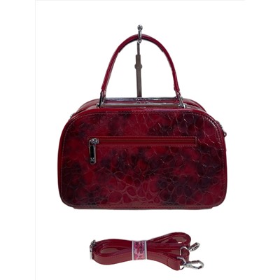 Женская сумка из искусственной кожи, цвет бордовый