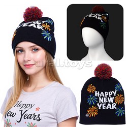 Шапка "Счастливого нового года"