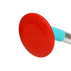 Лейка с длинным носиком, 5 л, с рассеивателем, оцинкованная, без рисунка, носик d=25 мм