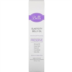 Belli Skincare, Elasticity Belly Oil, 3.8 fl oz (112 ml)