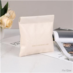 Косметичка 11х12 см бежевая / XN-001W /уп 100/на магните