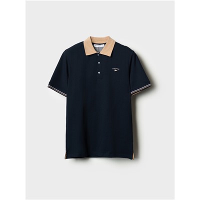 Джемпер трикотажный с воротником поло для мужчин