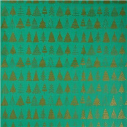 Упаковочная бумага на Новый год тишью «Ёлочки», 50×70 см