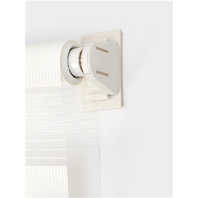 Штора рулонная 50×160 см «День и Ночь», по полотну 46×160 см, белая