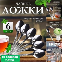 Набор чайных ложек 6шт #22913343