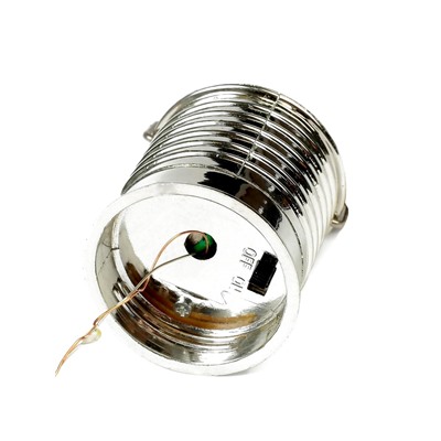 Садовый светильник «Лампочка», уличный, на солнечной батарее, 8×14×8 см, 5 LED, свечение белое