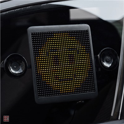 Дисплей на стекло анимационный цветной, 32x32 пикселя