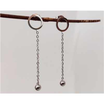 Серьги из стали