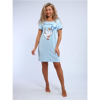 Агнесс - сорочка голубой