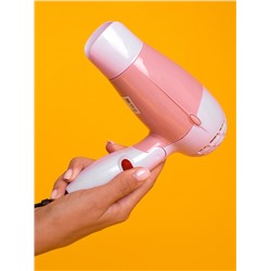 Фен Luazon LF-23, 800 Вт, 2 режима, складная ручка, розовый