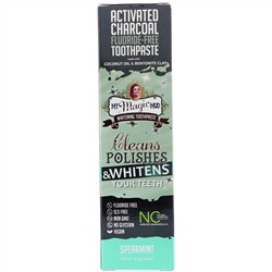 My Magic Mud, Activated Charcoal, Fluoride-Free, Whitening Toothpaste, Spearmint, 4 oz (113 g)