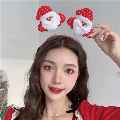 Ободок новогодний карнавальный "Деды Морозы"