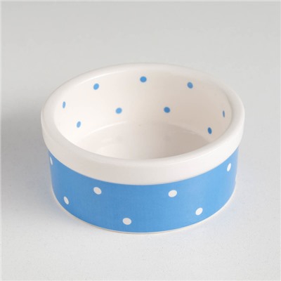 Миска малая Prince, 100 мл, 8.5×3.5 см, керамика, голубая