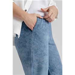 Брюки женские  102/24/Голубой варёнка