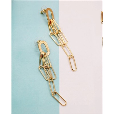 Серьги стильные