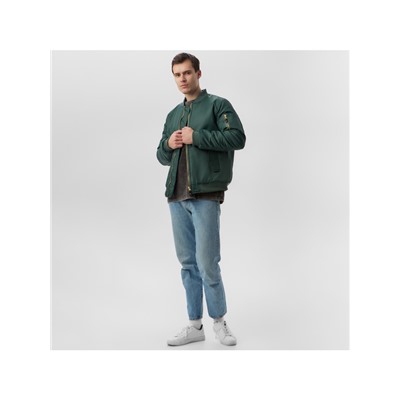 Бомбер мужской на молнии MIST, размер 46, хаки