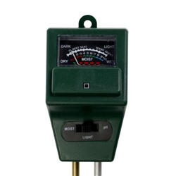 Измеритель параметров почвы, влажность, кислотность, зелёный