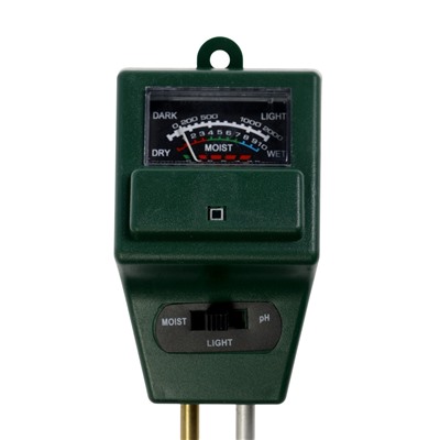 Измеритель параметров почвы, влажность, кислотность, зелёный