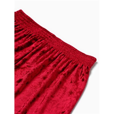 Шорты женские KAFTAN «Бархат», размер 40-42, бордовые