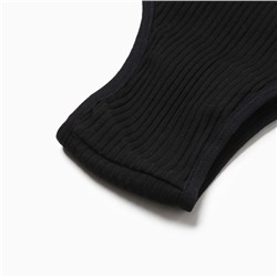 Комплект нижнего белья женский (топ, трусы) Collorista, чёрный, размер 42-44