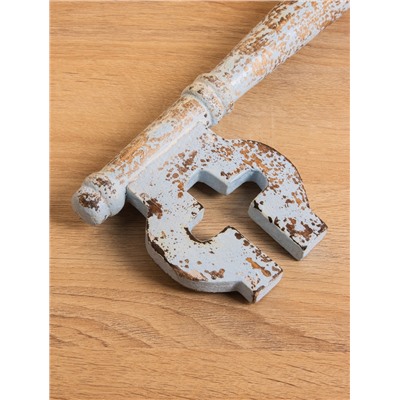 Сувенир «Ключ от счастья», 4.5×21×50 ± 3 см, дерево, голубой