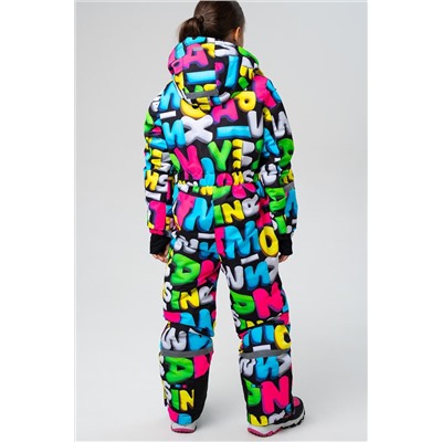 Комбинезон текстильный с полиуретановым покрытием для девочек PLAYTODAY, 1226850