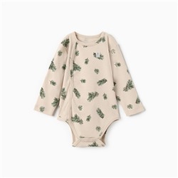 Боди детское «Крошка Я. Еловые веточки», рост 62-68 см