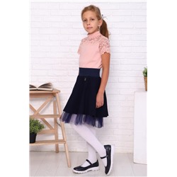 Джемпер Камелия кор. рукав (Пудра)