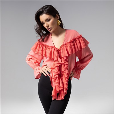 Блуза нарядная, Чистый Vogue (salmon)