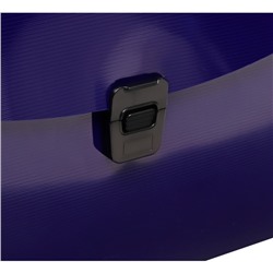 Папка-портфель А4 на замке, Calligrata TOP Deluxe, 1 отделение, пластиковая, 700 мкм, черничная