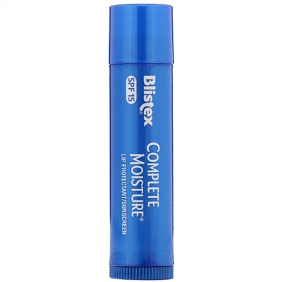 Blistex, Complete Moisture, защита для губ/ защита от солнца, SPF 15, 0,15 унций (4,25 г)
