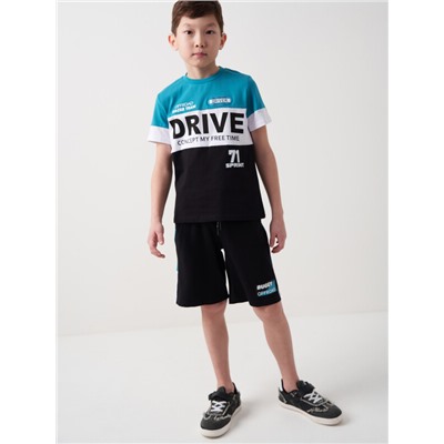 Комплект трикотажный для мальчиков: фуфайка (футболка), шорты