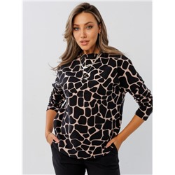 Лонгслив женский Ло-01 (жираф)